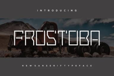 Frostoba by kalingga.albert — Slab Serif Font — thumbnail 1