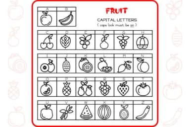 Fruit Alphabet by WADLEN — Dingbats Font — thumbnail 2