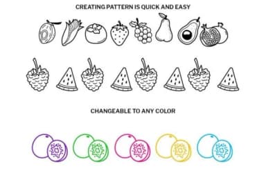 Fruit Doodle by digitalplannerland — Dingbats Font — thumbnail 3
