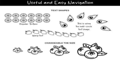 Fruit Doodle by digitalplannerland — Dingbats Font — thumbnail 4