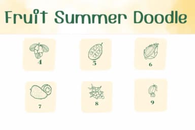 Fruit Summer Doodle by Ketsarin — Dingbats Font — thumbnail 4