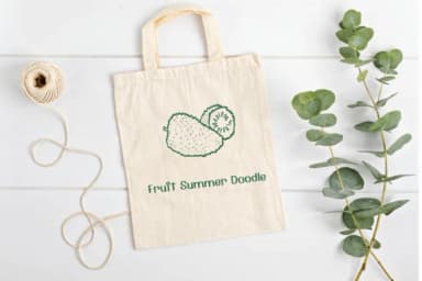 Fruit Summer Doodle by Ketsarin — Dingbats Font — thumbnail 5