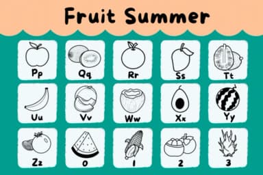Fruit Summer by Natchuta — Dingbats Font — thumbnail 3