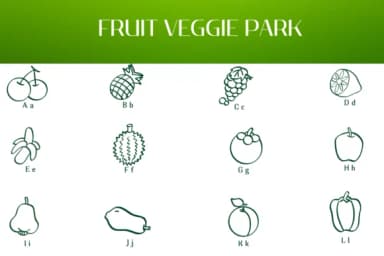 Fruit Veggie Park by Heartcraft Atelier — Dingbats Font — thumbnail 2
