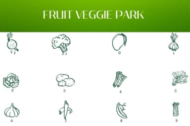 Fruit Veggie Park by Heartcraft Atelier — Dingbats Font — thumbnail 3