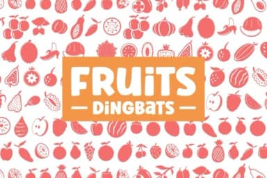 Fruits Dingbats by Creative Fabrica Fonts — Dingbats Font — thumbnail 1