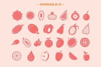 Fruits Dingbats by Creative Fabrica Fonts — Dingbats Font — thumbnail 2