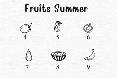 Fruits Summer by Sontaya — Dingbats Font — thumbnail 4