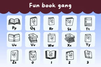 Fun Book Gang by Natchuta — Dingbats Font — thumbnail 3
