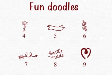 Fun Doodles by Nongyao — Dingbats Font — thumbnail 4