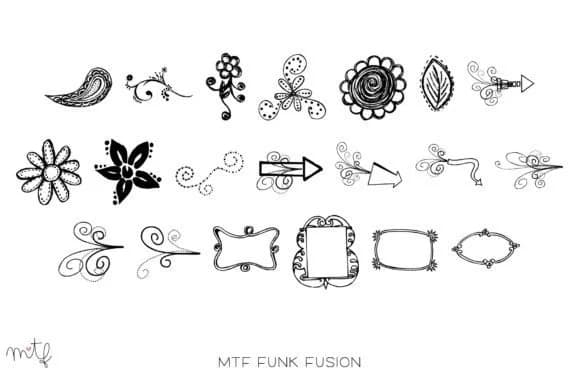 Funk Fusion by Miss Tiina — Dingbats Font