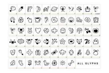 Funky by YandiDesigns — Dingbats Font — thumbnail 2