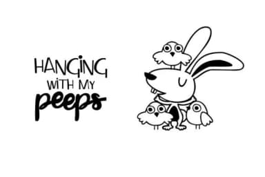 Funny Bunny Dingbats by Illustration Ink — Dingbats Font — thumbnail 8