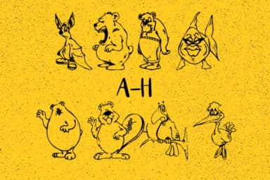 Funny Cartoon by Minimalistartstudio — Dingbats Font — thumbnail 2