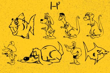 Funny Cartoon by Minimalistartstudio — Dingbats Font — thumbnail 3