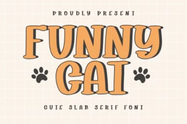 Funny Cat by CraftedType Studio — Slab Serif Font — thumbnail 1