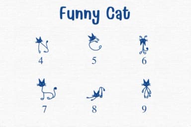 Funny Cat by Sontaya — Dingbats Font — thumbnail 4