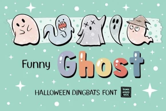 Funny Ghost by DREAMs Soul G. — Dingbats Font