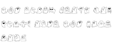 Funny Ghost by DREAMs Soul G. — Dingbats Font — thumbnail 4
