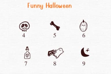 Funny Halloween by Nongyao — Dingbats Font — thumbnail 4