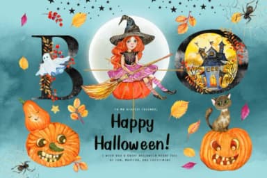 Funny Halloween by Nongyao — Dingbats Font — thumbnail 5