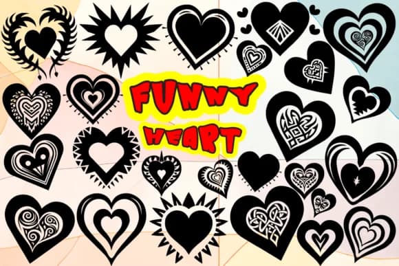 Funny Heart by MOMAT THIRTYONE — Dingbats Font