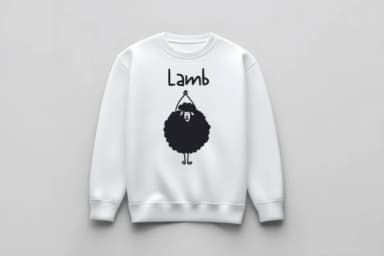 Funny Lamb Silhouette by Sontaya — Dingbats Font — thumbnail 5