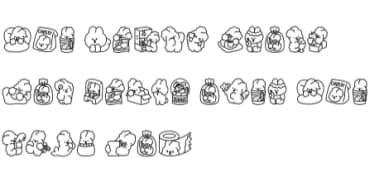 Funny Rabbit by Chonada — Dingbats Font — thumbnail 8