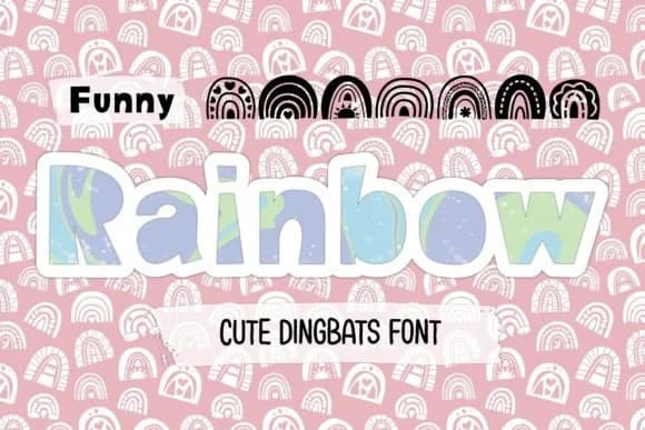 Funny Rainbow by DREAMs Soul G. — Dingbats Font