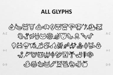 Funnymal Doodle by CrafterFonts — Dingbats Font — thumbnail 2