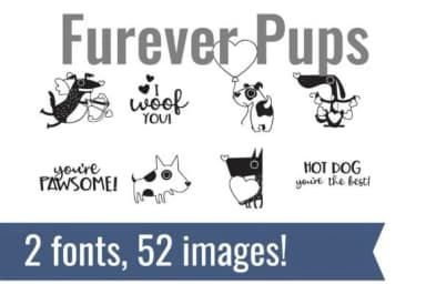 Furever by Illustration Ink — Dingbats Font — thumbnail 2