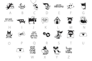 Furever by Illustration Ink — Dingbats Font — thumbnail 3