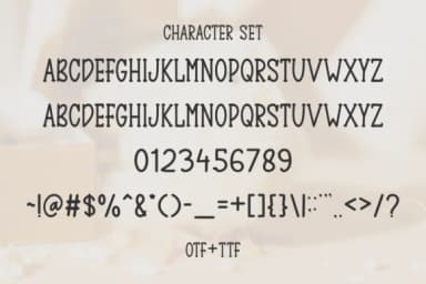 Fuzzy Chicklet by Letterayu — Slab Serif Font — thumbnail 6