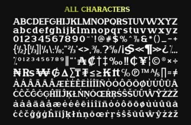 Gaima by maikofarazhatta — Slab Serif Font — thumbnail 4