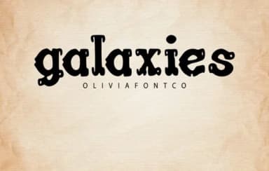 Galaxies by OliviaFontCo — Slab Serif Font — thumbnail 1