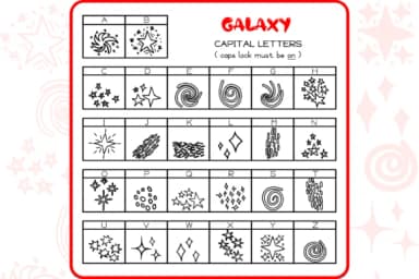 Galaxy&nbsp;Dingbats by WADLEN — Dingbats Font — thumbnail 2