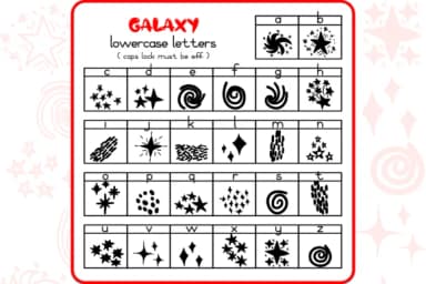 Galaxy&nbsp;Dingbats by WADLEN — Dingbats Font — thumbnail 3