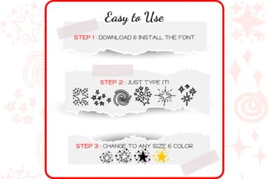 Galaxy&nbsp;Dingbats by WADLEN — Dingbats Font — thumbnail 4