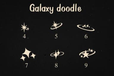 Galaxy Doodle by Sontaya — Dingbats Font — thumbnail 4