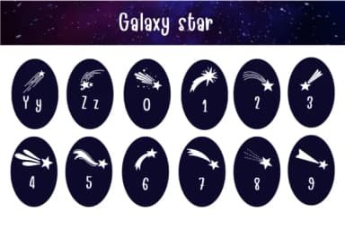 Galaxy Star by Chonada — Dingbats Font — thumbnail 4