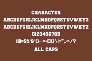 Gap Sporty by Eystore — Slab Serif Font — thumbnail 7