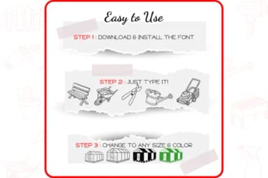 Garden by WADLEN — Dingbats Font — thumbnail 4