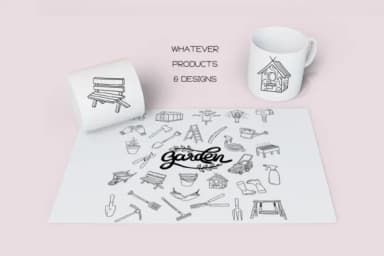 Garden by WADLEN — Dingbats Font — thumbnail 6