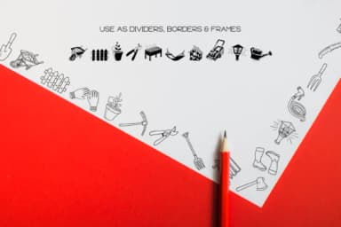 Garden by WADLEN — Dingbats Font — thumbnail 7