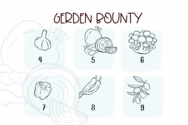 Garden Bounty by Sirinart — Dingbats Font — thumbnail 4