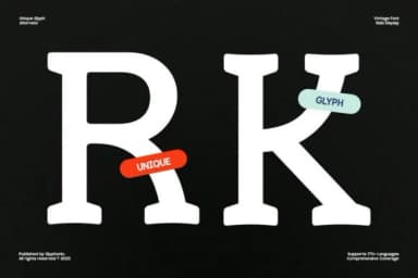 Gc Chalke by Glyphonic — Slab Serif Font — thumbnail 6