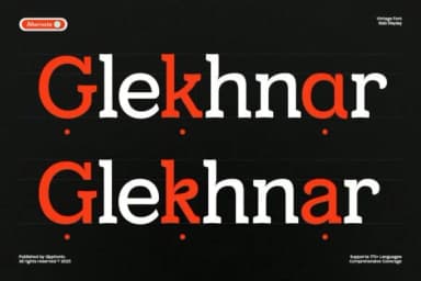 Gc Chalke by Glyphonic — Slab Serif Font — thumbnail 8