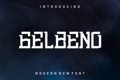 Gelbeno by prayoga_std — Slab Serif Font — thumbnail 1