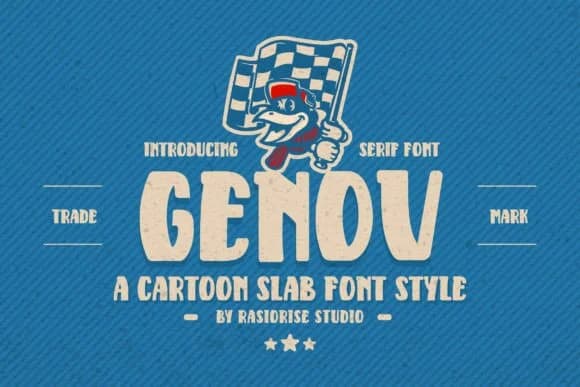 Genov by Rasiorise Studio — Slab Serif Font