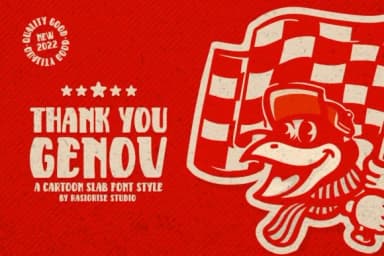 Genov by Rasiorise Studio — Slab Serif Font — thumbnail 8